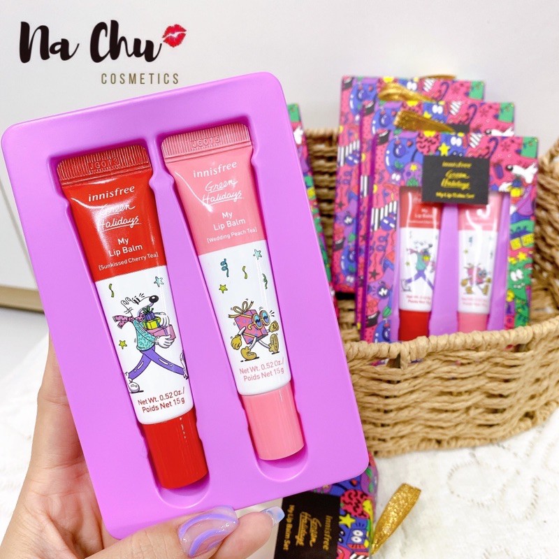[ New] Set son dưỡng INNISFREE GREEN HOLIDAYS | BigBuy360 - bigbuy360.vn