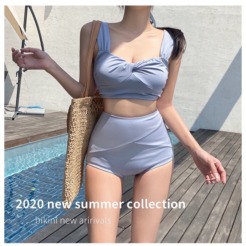 (M1) BIKINI UZZLANG HÀN QUỐC 2 MẢNH XOẮN NGỰC CẠP CAO | BigBuy360 - bigbuy360.vn
