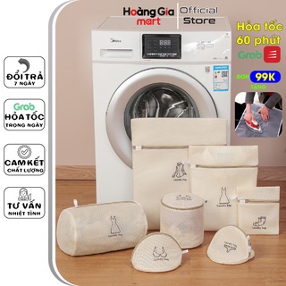 Túi giặt đồ máy giặt Hoàng Gia 3 lớp cao cấp có dây kéo chắc chắn mã GIATL