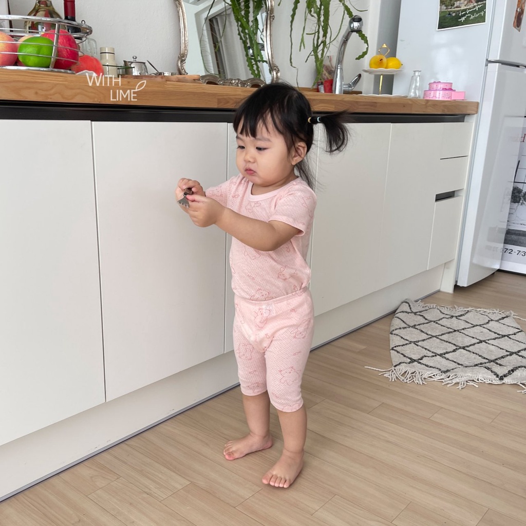 Lime&Blue Bộ đồ gấu cá cho bé trai , bé gái