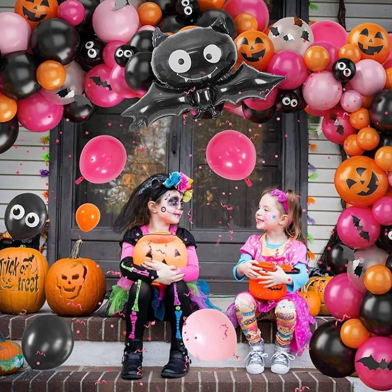Set vòm bong bóng nhiều màu sắc 2022 dành cho trang trí tiệc tùng sinh nhật trẻ em halloween
