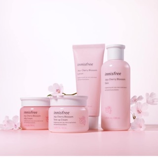 Bộ Kem Dưỡng Trắng Innisfree Jeju Cherry Blossom Skin