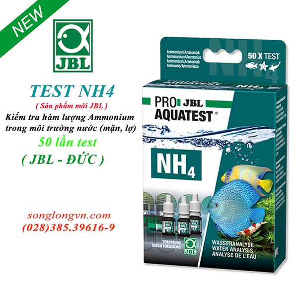 TEST NH3/NH4 - DỤNG CỤ KIỂM TRA HÀM LƯỢNG AMMONIUM/AMMONIA