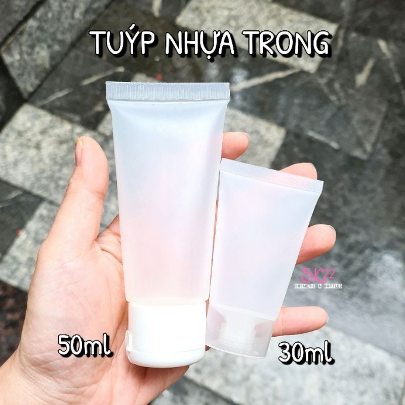 Mua càng NHIỀU càng GIẢM SÂUTUÝP NHỰA TRONG 10ml/30ml/50mlTEM DÁN CHỐNG NƯỚC