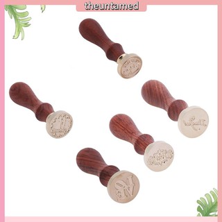 Con đóng dấu sáp nhiều mẫu mã làm bằng gỗ phong cách retro
