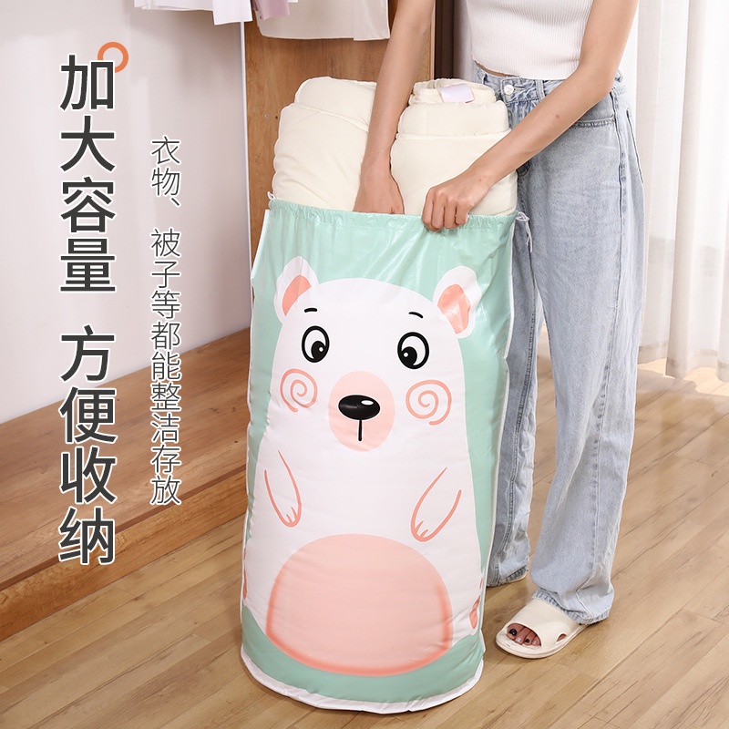 Túi Vải Đựng Quần Áo Chăn Màn Mền BIG SIZE Loại 1 - Túi Đựng Đồ Hình Thú Cỡ Lớn Dáng Ngang Đa Năng - #TUIDUNGDO