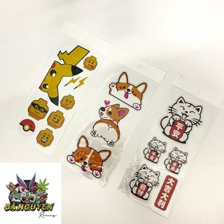 Tem Decal Phản Quảng Vỉ 7 Sticker Siêu Chất