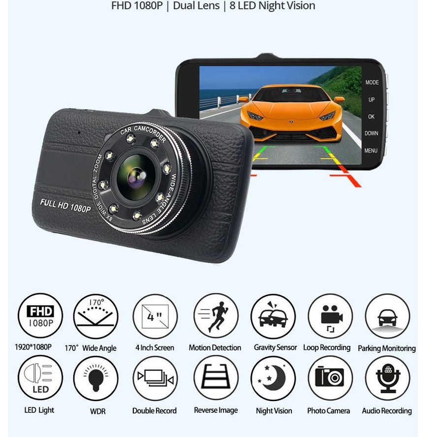 Camera hành trình S14 Tiếng Việt chuẩn, hình sảnh sắc nét 1080P, cam kết hoàn tiền