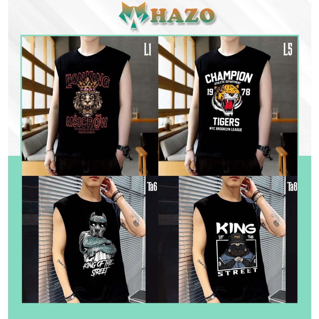 ❤️ FREESHIP❤️ ÁO BA LỖ TANKTOP THUN LẠNH THỂ THAO IN HÌNH KING MAN 250 CỰC ĐẸP