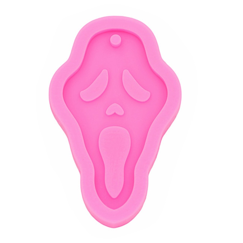 Sa Khuôn Silicone Làm Mặt Dây Chuyền Hình Đầu Lâu Halloween