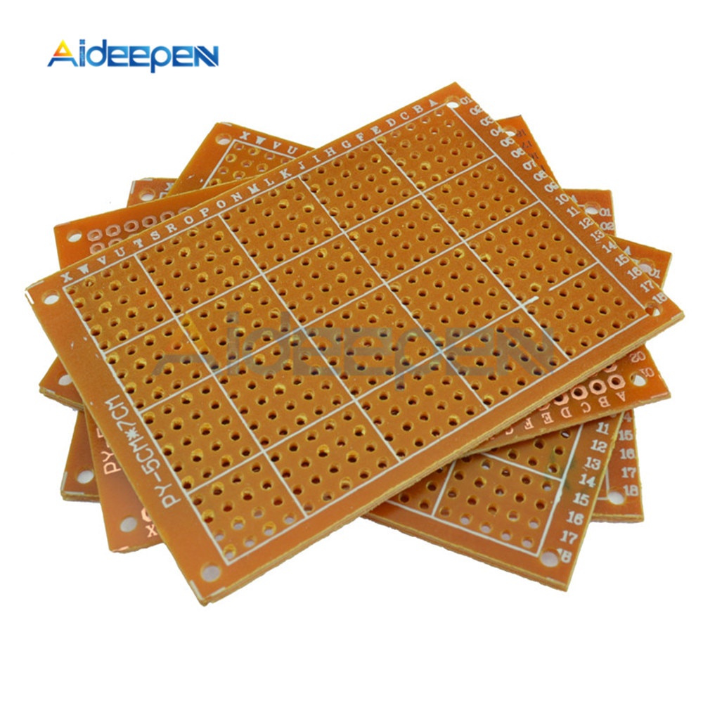 Set 100 bảng mạch PCB 50x70 mm 2.54mm 5x7 cm