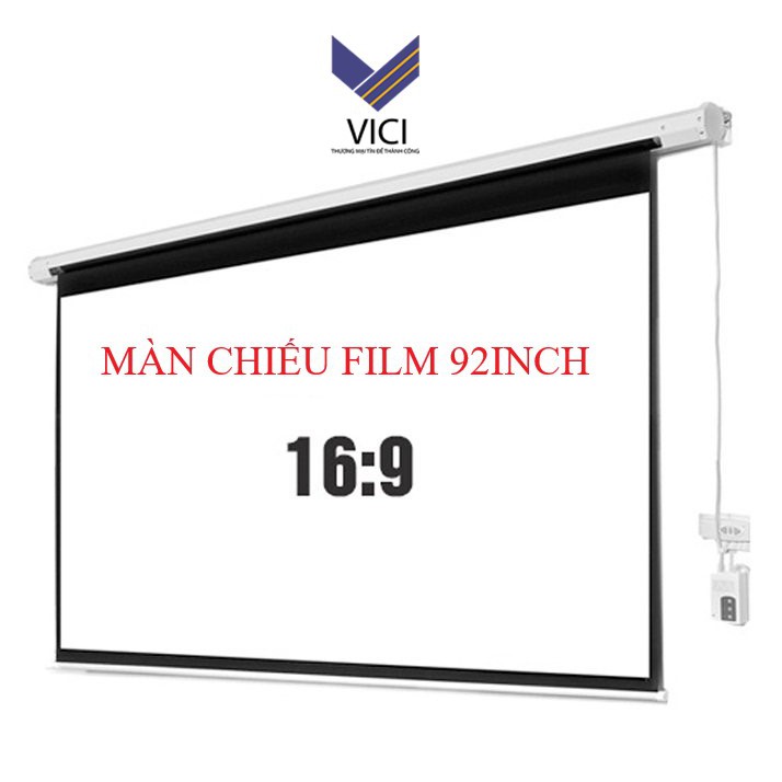 Màn Chiếu Điện Tỷ Lệ 16:9 92inch - 2m03 x 1m14. Thiết Kế Chắc Chắn, Hình Ảnh Sắc Nét