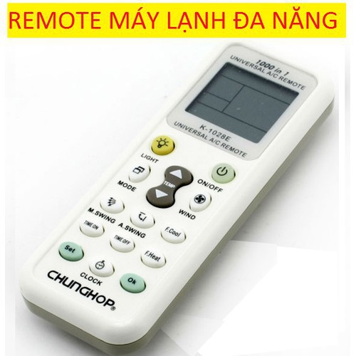 (CHUYÊN GIÁ SỈ) REMOTE MÁY LẠNH ĐA NĂNG DÙNG CHO TẤT CẢ MÁY LẠNH (SIÊU RẺ) (SALE) (GIÁ SỈ)