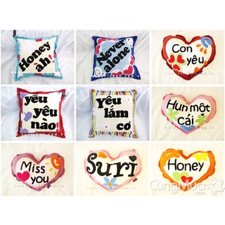 Gối Handmade may theo yêu cầu