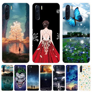 Ốp điện thoại cao su 15 mẫu họa tiết cho OPPO A91 A 91 OPPOA91 2020