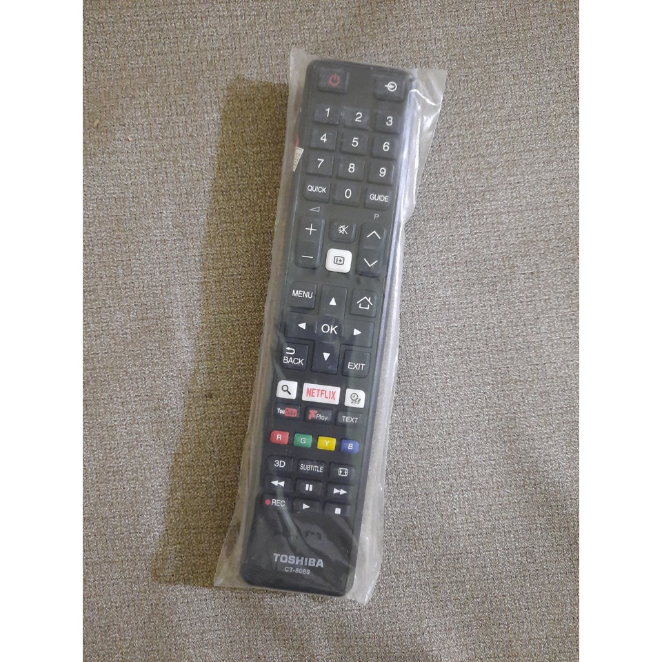 Remote Điều khiển tivi Toshiba CT 8069- Hàng chính hãng 100% Tặng kèm Pin!!!