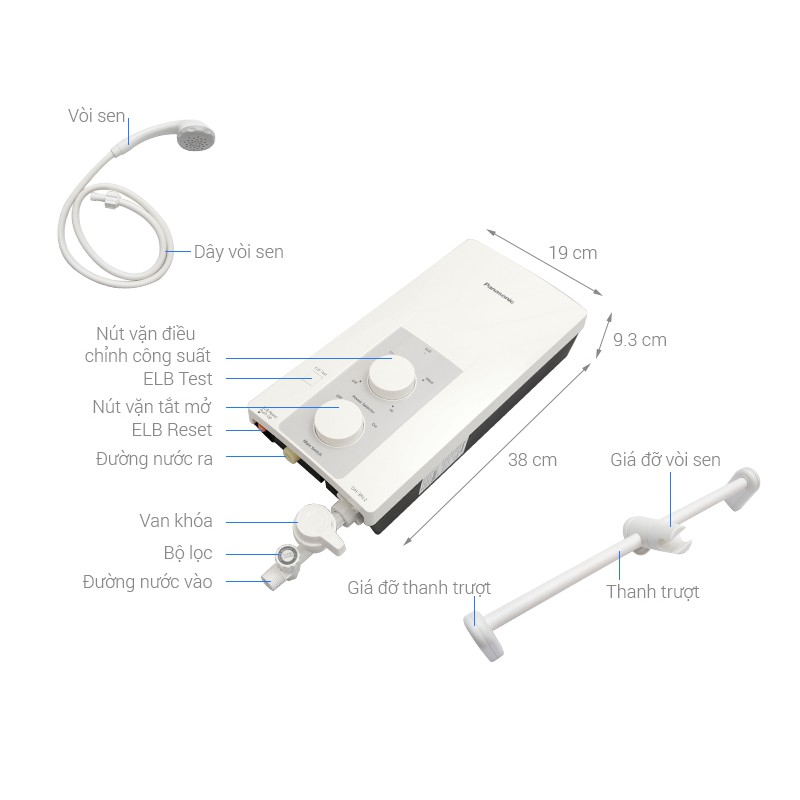 MÁY NƯỚC NÓNG PANASONIC DH-3RL2VH/DH-3JL4VA