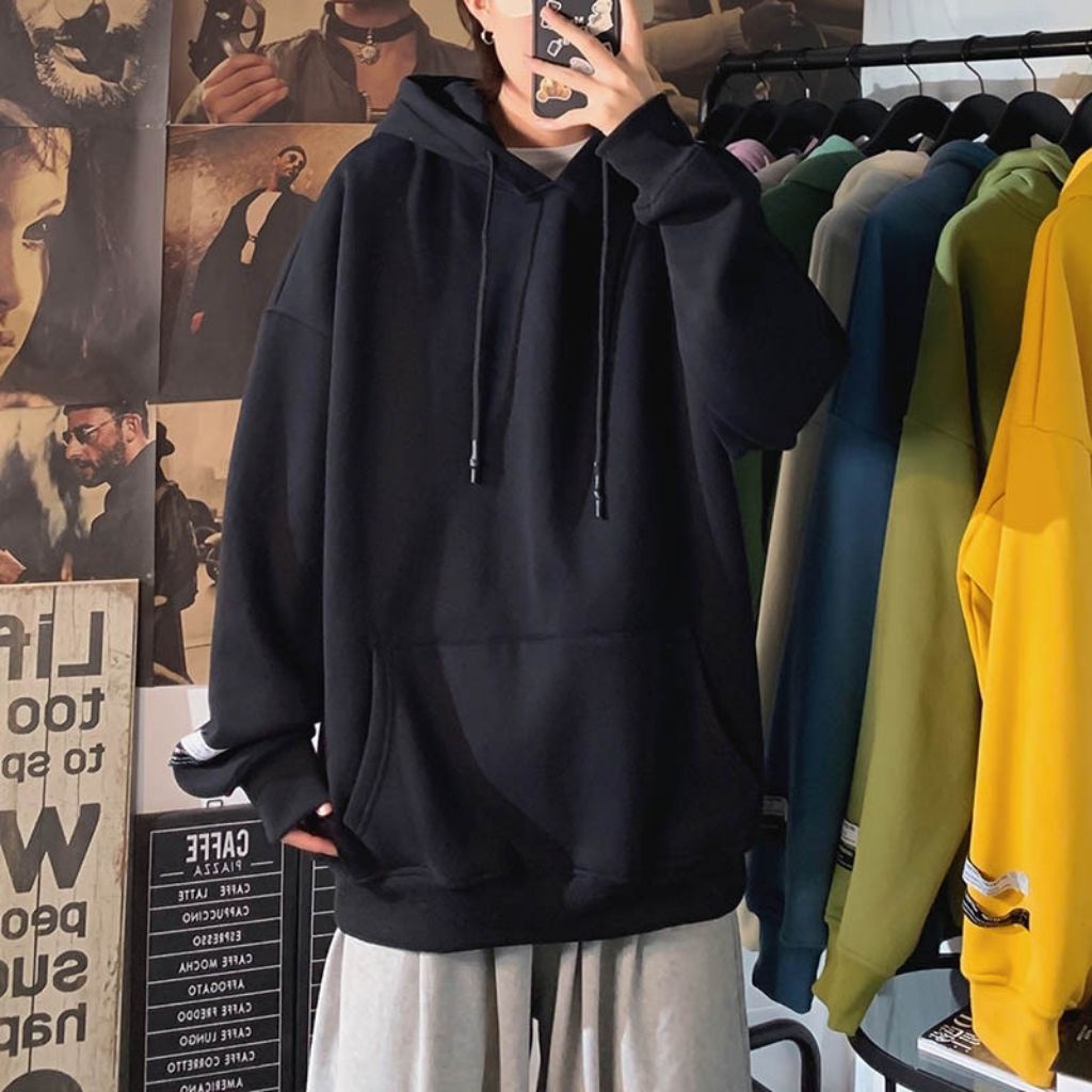 Áo Hoodie Nam Nữ phong cách Harajuku cá tính chất nỉ TILAA FASHION HD01