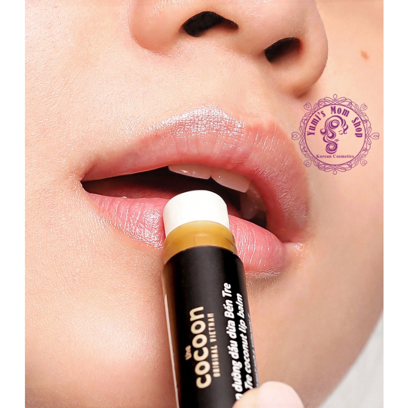 Son Dưỡng Môi Chiết Xuất Dầu Dừa Bến Tre The Cocoon Ben Tre Coconut Lip Balm 5g