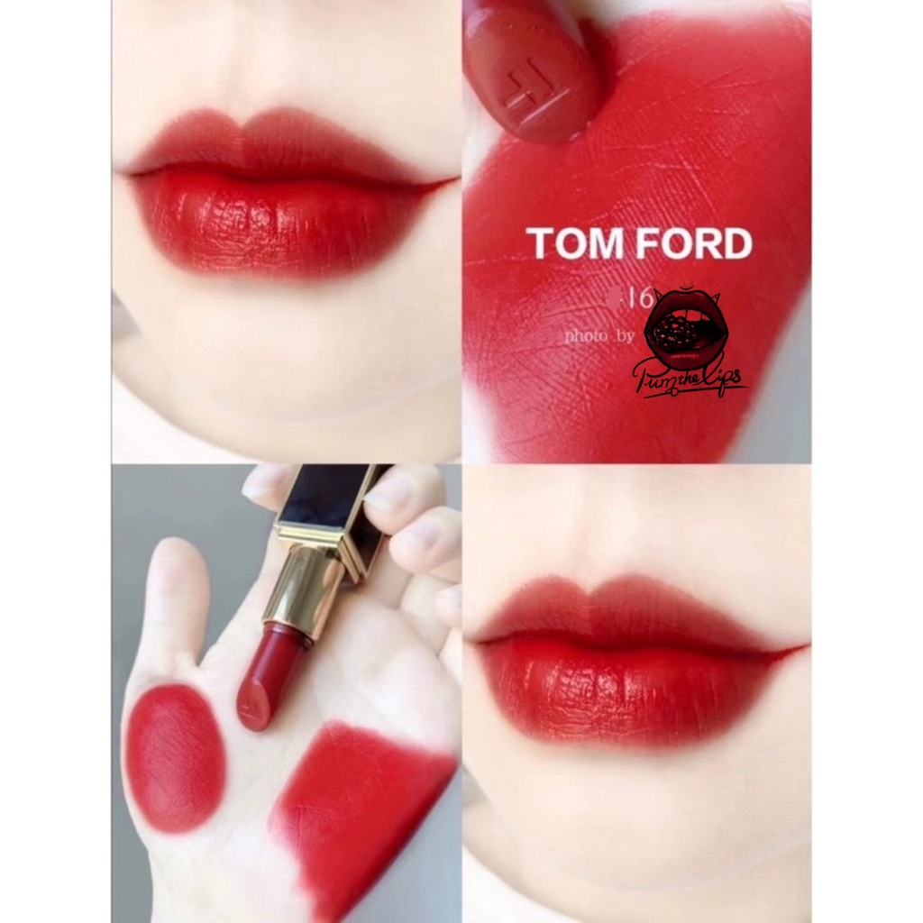 Son Tom Ford màu 16 Scarlet Rouge mini 1g