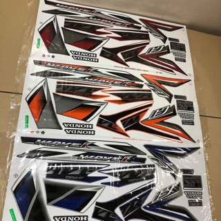 Tem full bộ wave 110i chuẩn thailand