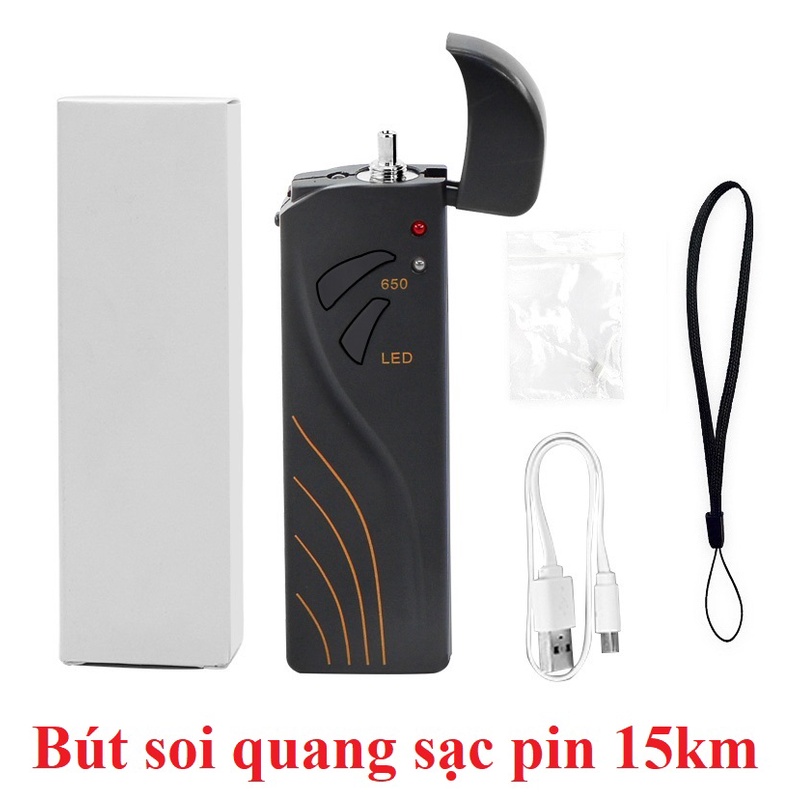 Bút soi lỗi dây quang 15km - Bút dò lỗi quang 15km ( Pin sạc cao cấp )