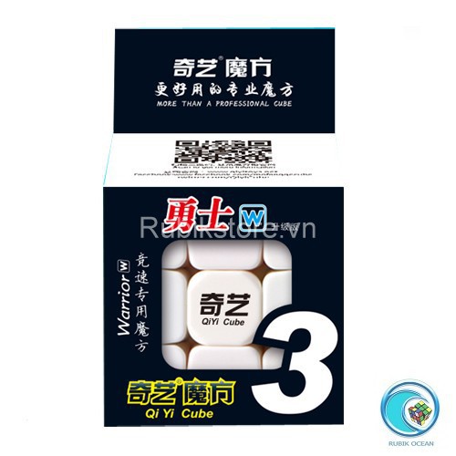 [FREESHIP] Rubik 3x3 QiYi Warrior W 3x3x3 Stickerless - Rubik Ocean [SHOP YÊU THÍCH]