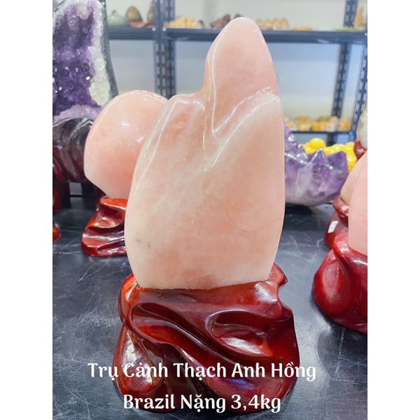 Trụ Đá Cảnh Hồng Phong Thuỷ - Đá Trang Trí