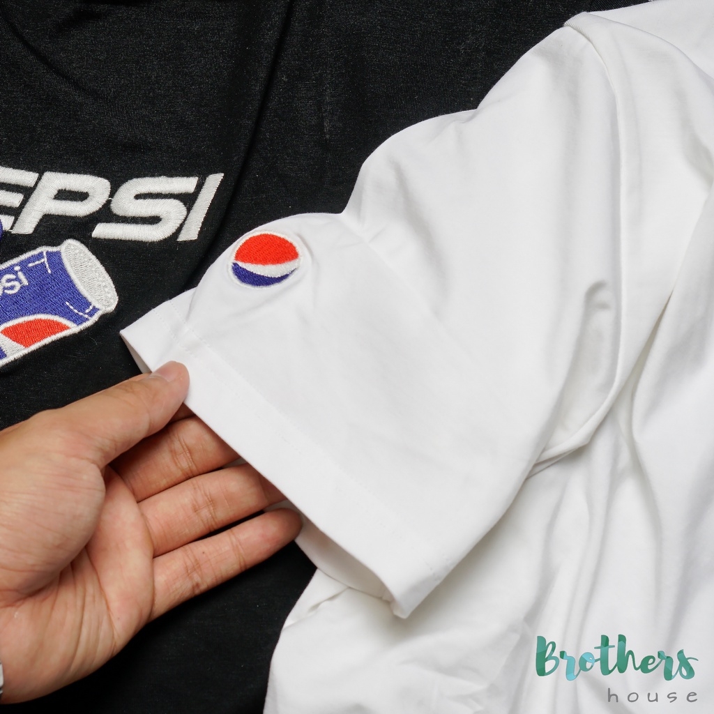 |Giá gốc hãng|Áo thun nam cổ tròn zara thêu logo pepsi cực nét