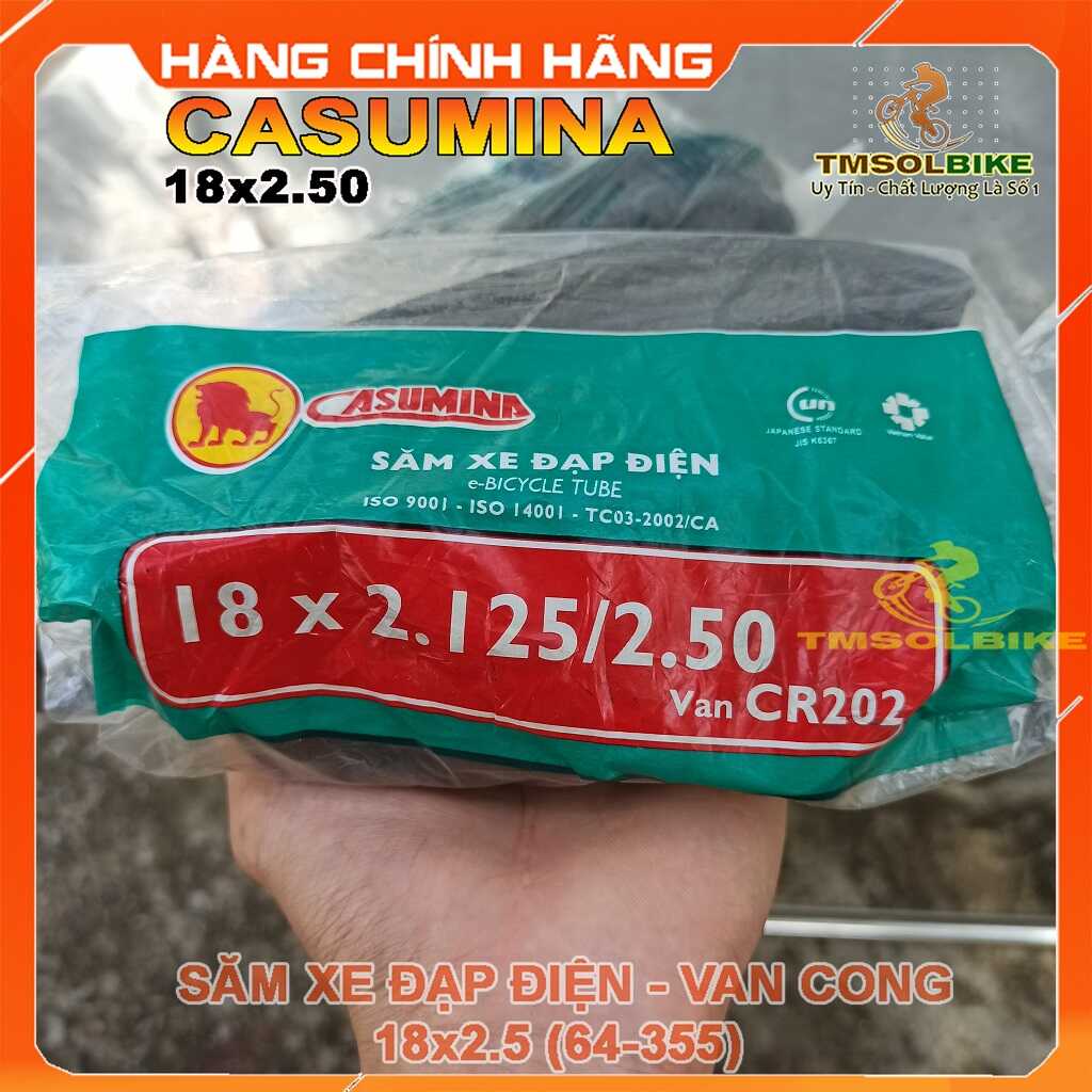 Vỏ Lốp Xe Đạp Điện 18x2.5  CASUMINA Săm Ruột Xe Đạp Điện 18x2.5