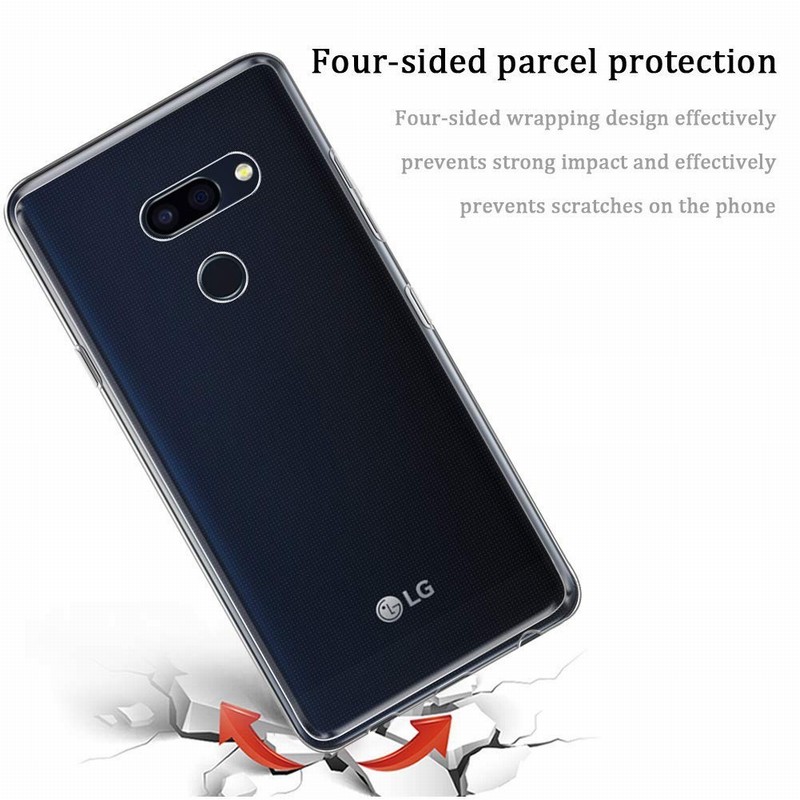 Ốp điện thoại TPU trong suốt chống rơi cho LG G8 ThinQ G7 G6 V50 ThinQ V40 V30 K8 K10 2018