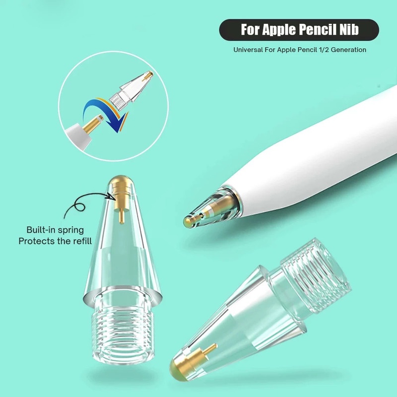 1 Đầu Bút Cảm Ứng Độ Chính Xác Cao Cho Apple Pencil Gen 1 2/