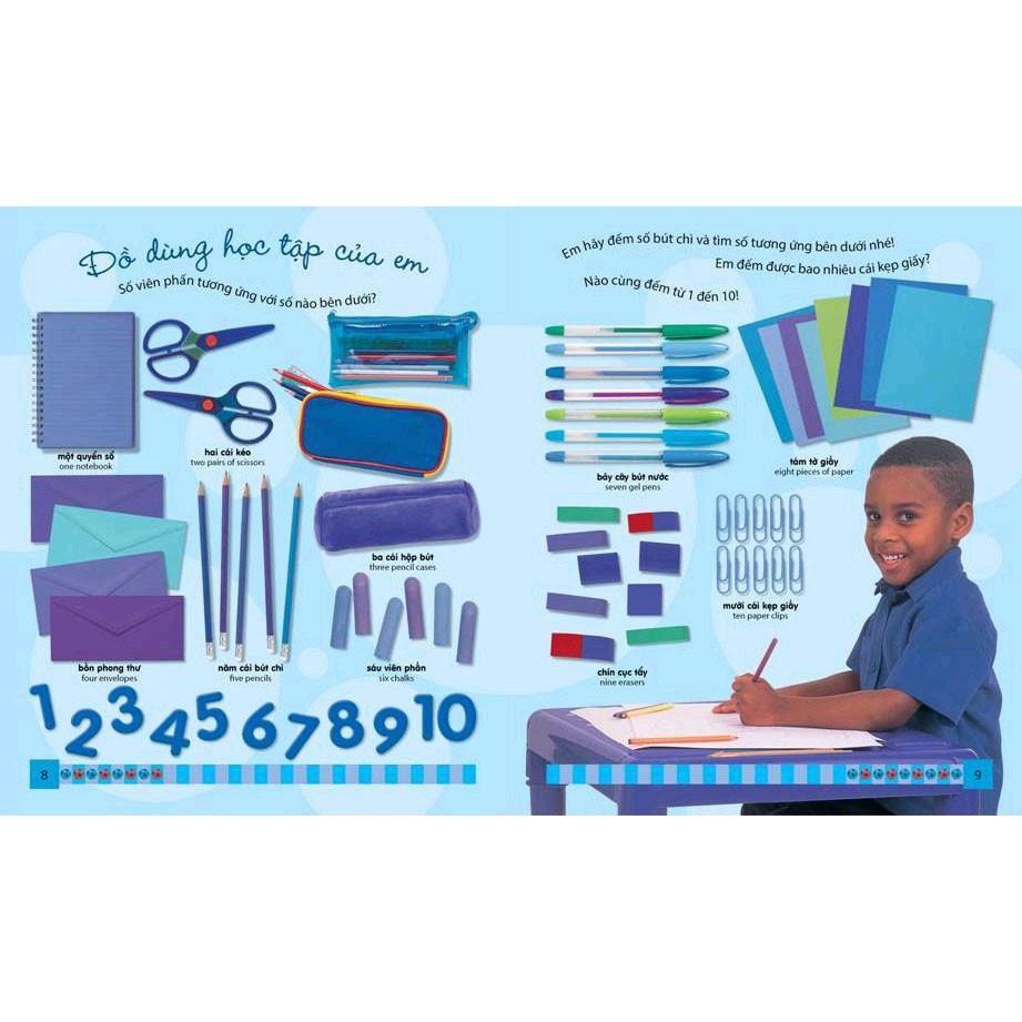 Sách Cuốn Sách Màu Xanh - Tiếng Anh Cho Bé Trai