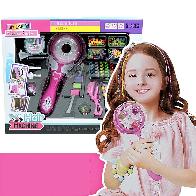 [Hàng mới về] Bộ dụng cụ Tết tóc, Bện tóc tự động dễ dàng DIY - Bộ bím tóc Tự tạo kiểu tóc - Máy uốn tóc mới lạ cho bạn