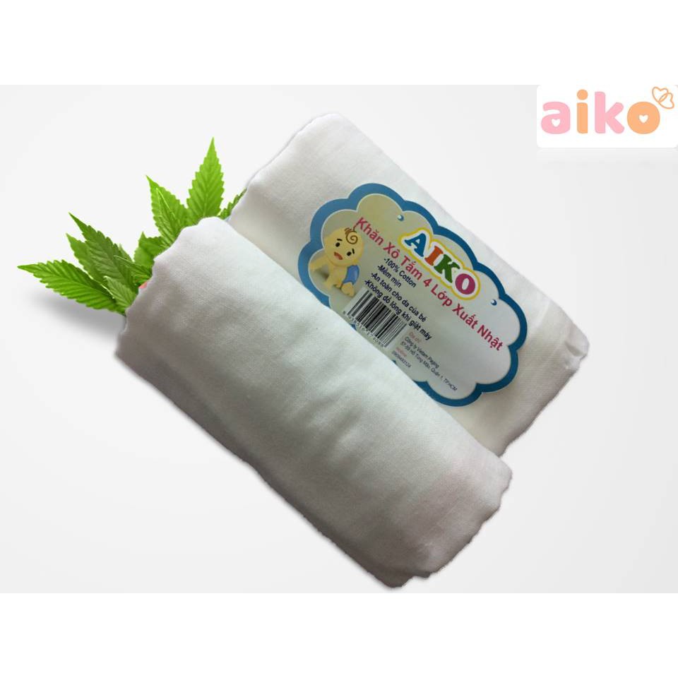 Khăn Xô Tắm 4 lớp Xuất Nhật - AIKO 1 khăn/túi