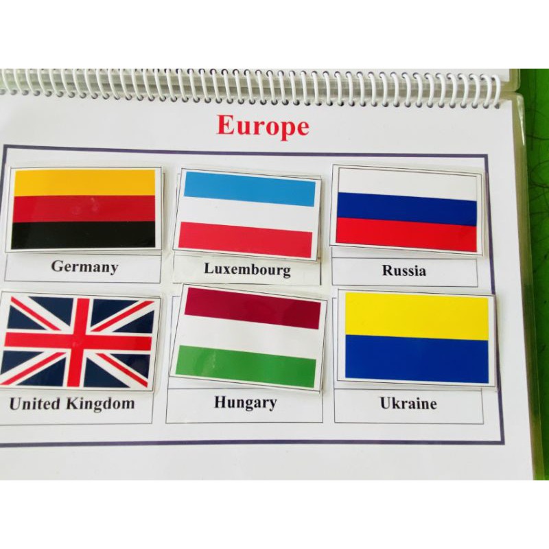 Học liệu quốc kỳ - cờ các nước trên thế giới