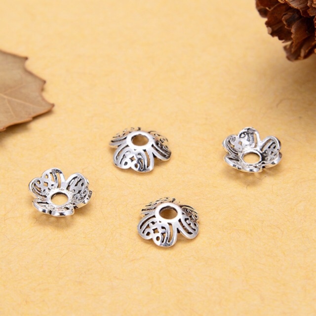 [FREE SHIP] Charm ốp hoa bạc cao cấp - Hàng bạc siêu đẹp loại 1 PH526