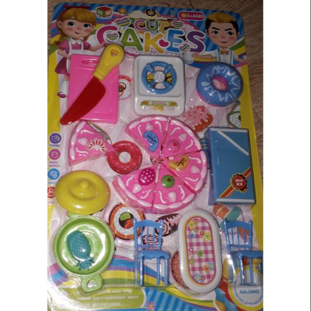 Combo bộ đồ chơi Bé tập bán bánh bằng nhựa