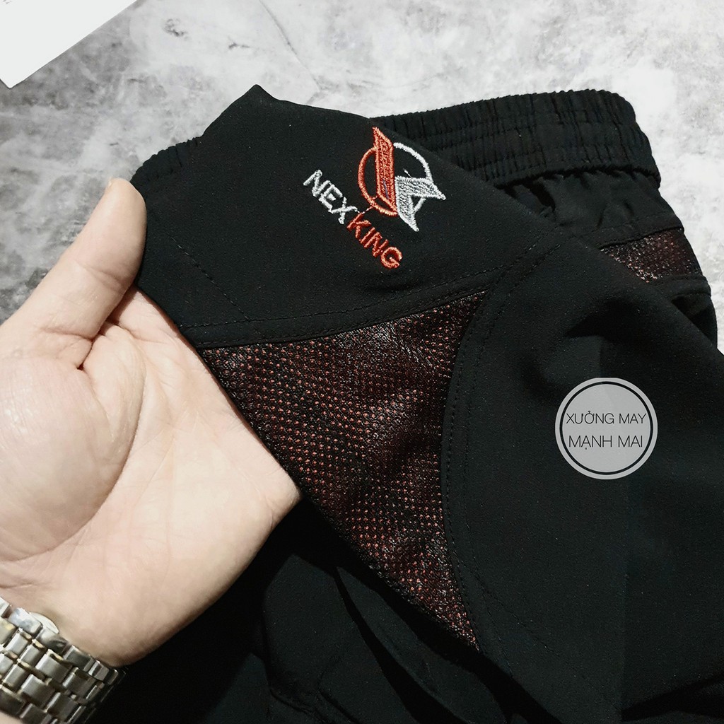 Quần đùi nam phối lưới màu, thiết kế trẻ trung thích hợp tập gym chơi thể thao mặc nhà | BigBuy360 - bigbuy360.vn