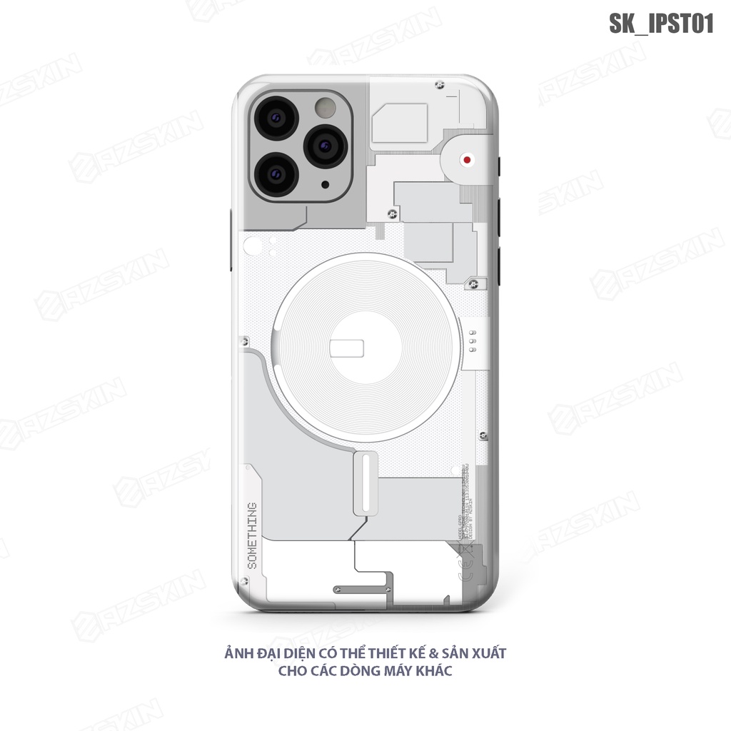 Miếng Dán Skin SOMETHING Phone Dành Cho Tất Cả Mọi Dòng IPhone |SK_IPST01| Chất Liệu Miếng Dán Cao Cấp, Khuôn Cắt CNC