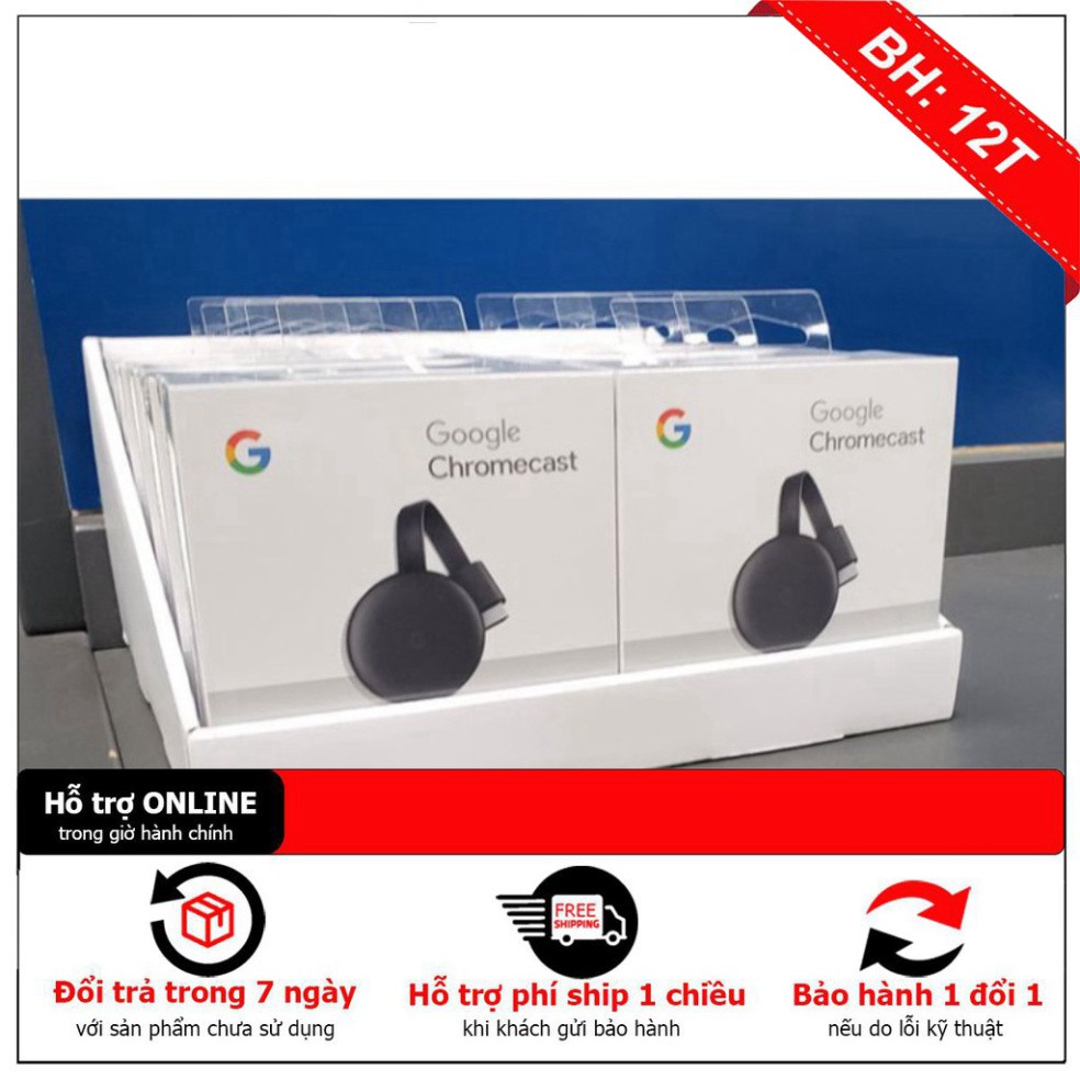 BUNG NÔ GIÁ Thiết bị Google Chromecast 3 cho tivi BUNG NÔ GIÁ