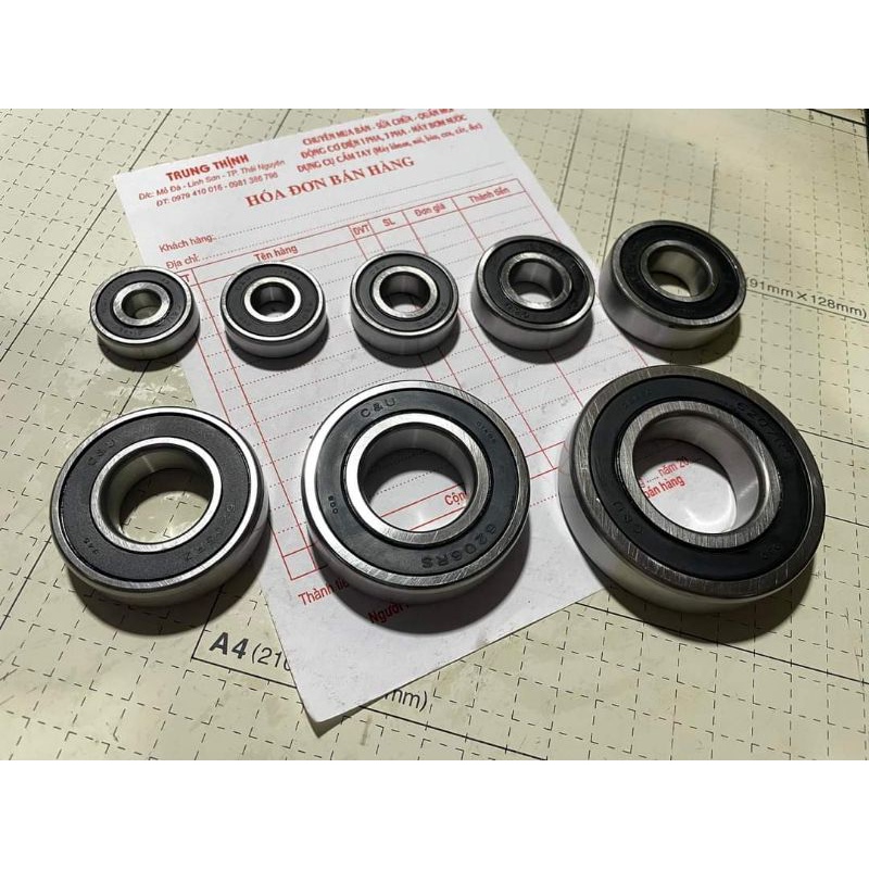 Vòng Bi , Bạc Đạn 6200 , 6201 ; 6202 , 6203 , 6204 , 6205 , 6206 , 6207 2RS C&U