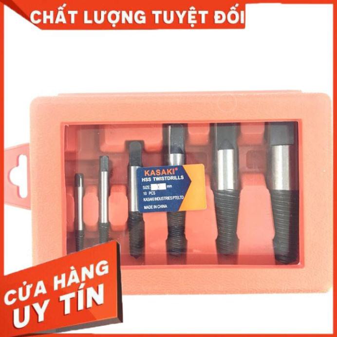 Bộ Dụng Cụ 8 Món Lấy Đầu Ống Nước Và Bu Lông Ốc Vít Gãy