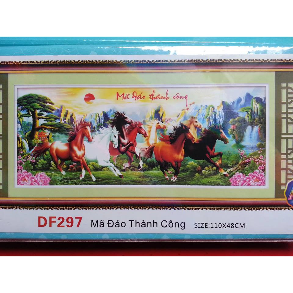 Tranh đính đá mã đáo thành công DF297