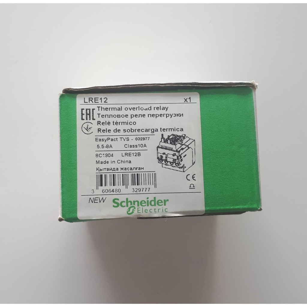 Relay Nhiệt Easypact TVS LRE12 (5.5-8A) - SCHNEIDER