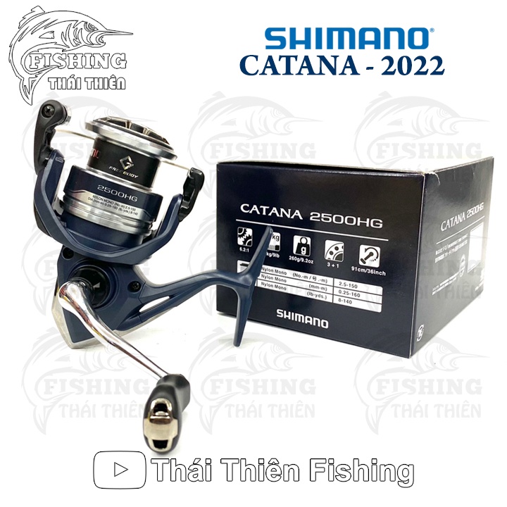 Máy Câu Cá Shimano CATANA Phiên Bản 2022 2500HG, C3000HG Hàng Chính Hãng Malaysia