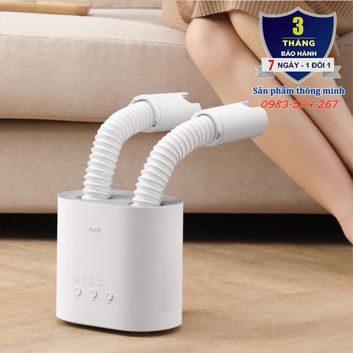 Máy sấy giày Xiaomi Deerma DEM HX10/HX20 - Khử khuẩn và mùi hôi thông minh, nhiều chế độ sấy