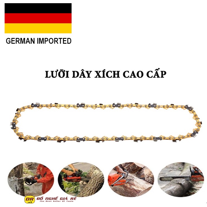 Lưỡi Cưa Xích Gắn Máy Mài - Dây Xích Máy Cưa Điện Cầm Tay 11.5 | 12inch | 16inch