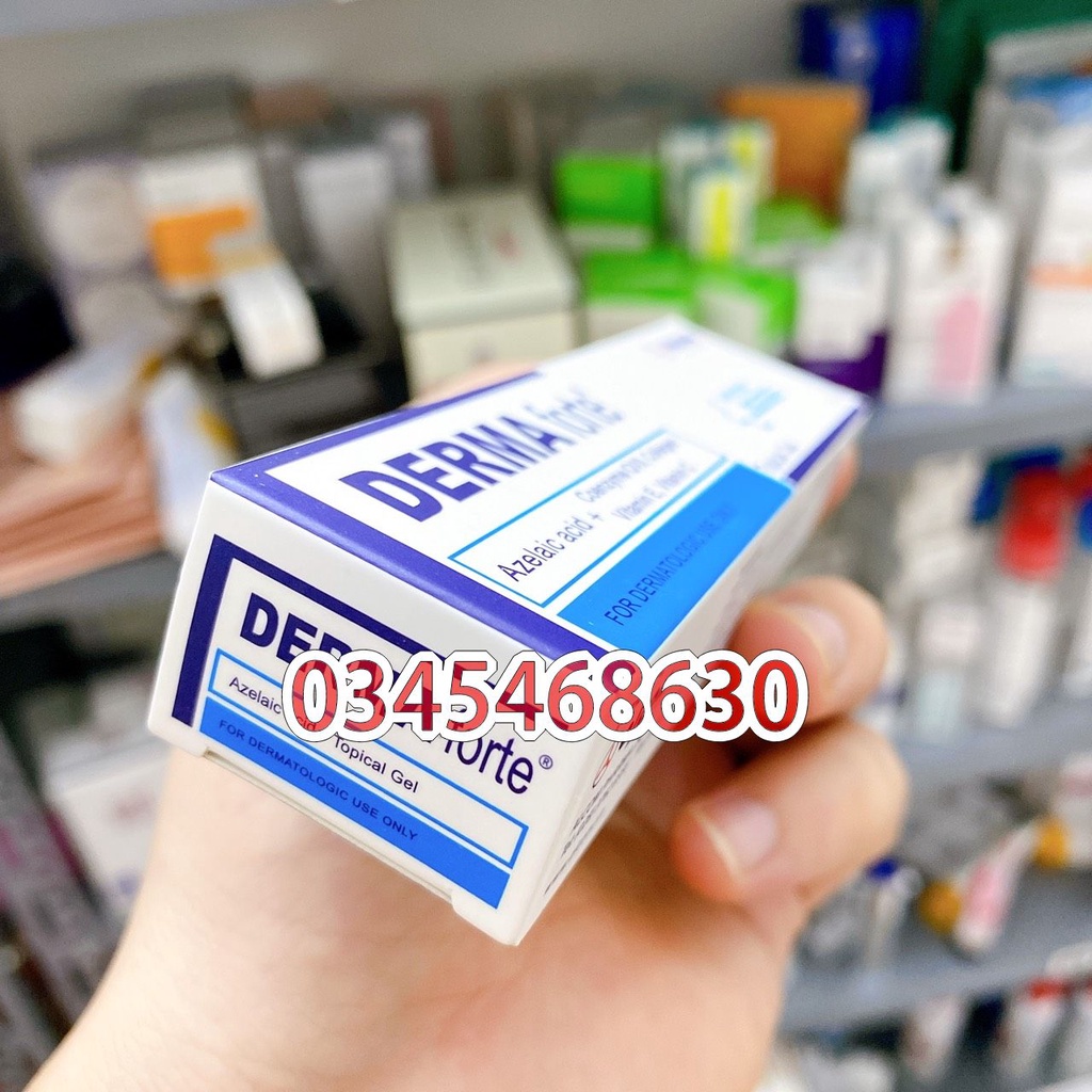Gel giảm mụn trứng cá, ngừa thâm, mờ sẹo, dưỡng da GAMMA Dermaforte - 15g