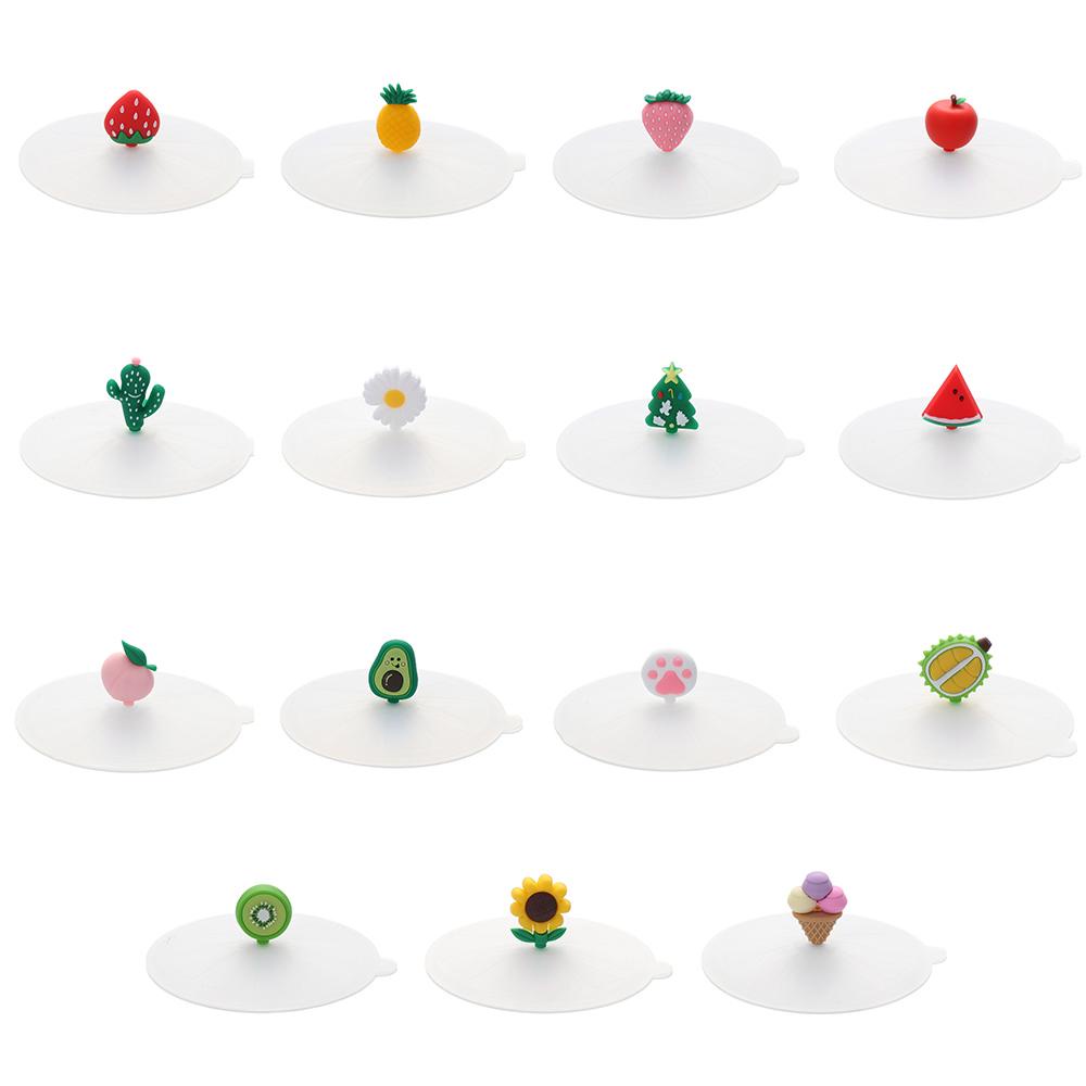 FOREVER Nắp Silicone Đậy Ly Chống Bụi Tái Sử Dụng Tiện Lợi